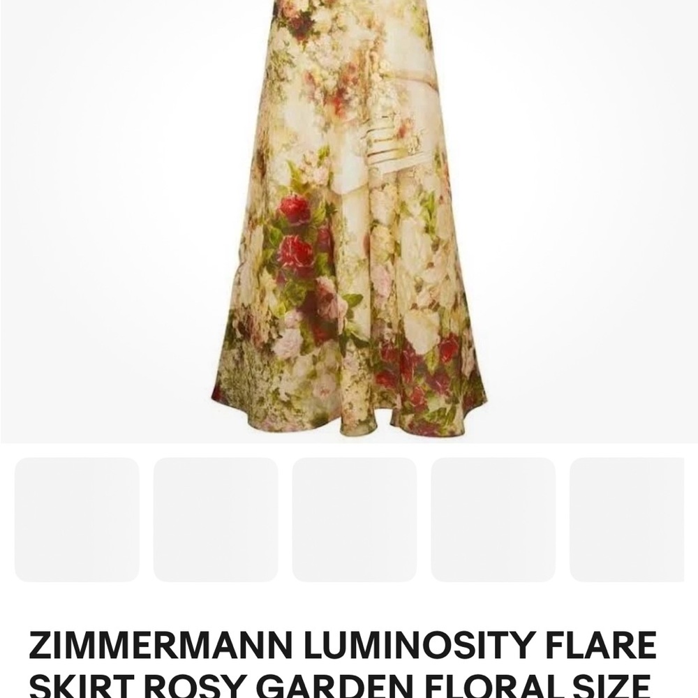 Zimmermann Floral Maxi Skirt - Multicolor